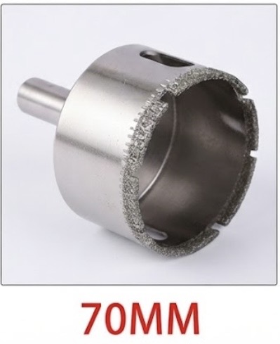 YDS DIAMOND GLASS HOLE SAW 70MM -CHINA