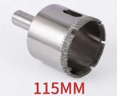 YDS DIAMOND GLASS HOLE SAW 115MM -CHINA