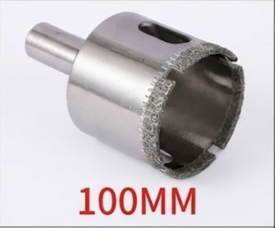 YDS DIAMOND GLASS HOLE SAW 100MM -CHINA