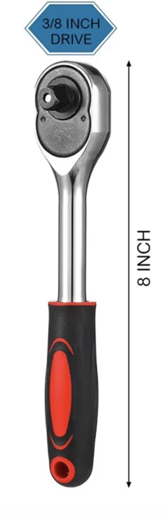 RATCHET HANDLE 3/8" 72T-03 -CHINA