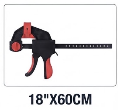 QUICK RATCHET BAR CLAMP 18"X60CM BLACK-CHINA
