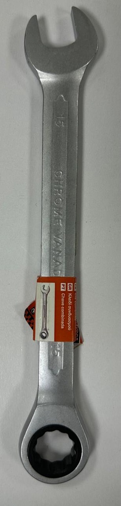YDS COMBINATION RATCHET WRENCH 15MM -CHINA/0643