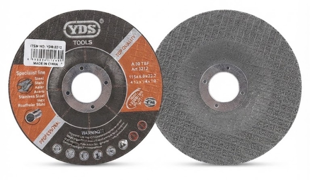 YDS GRINDING CUTTING DISC 4.5X115*6*22.23-CHINA/3212
