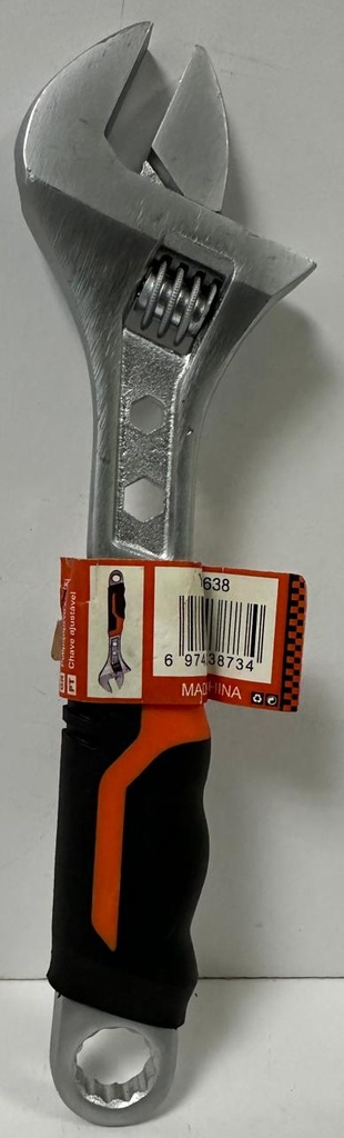 YDS ADJUSTABLE WRENCH 0-30MM 8" 200MM-CHINA/0638