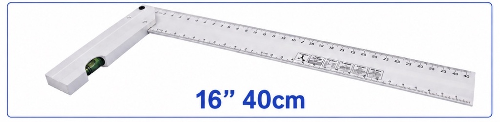 YDS ALUMINIUM RIGHT ANGLE 16" 40CM-CHINA