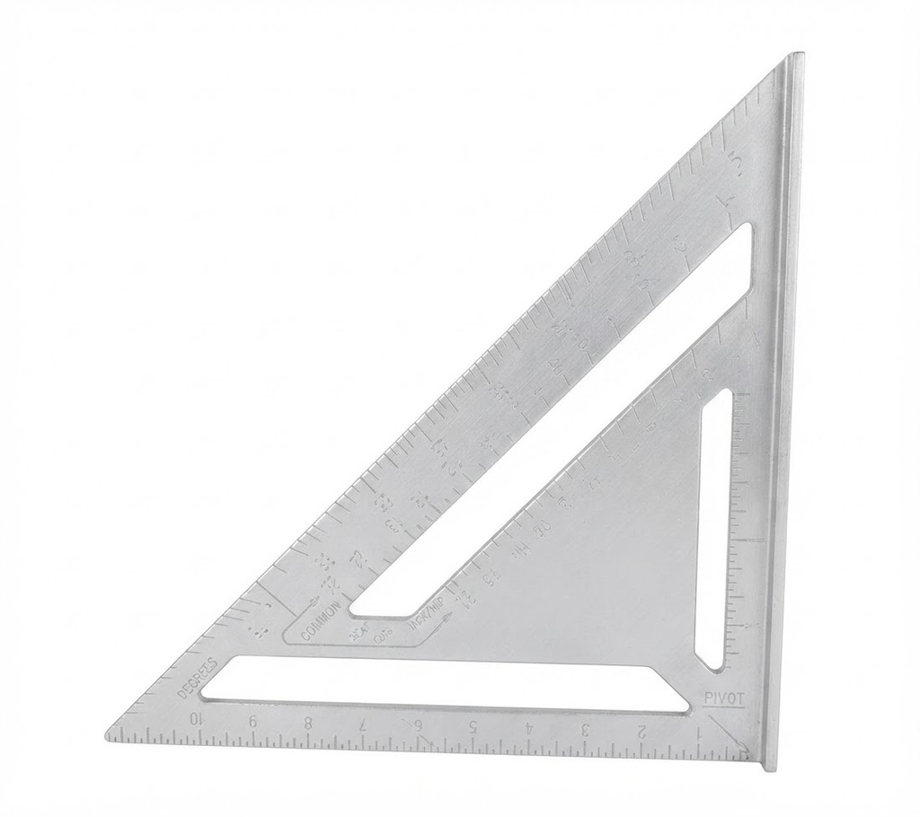 YDS ALUMINIUM SQUARE RIGHT ANDLE 7"5 19CM-CHINA