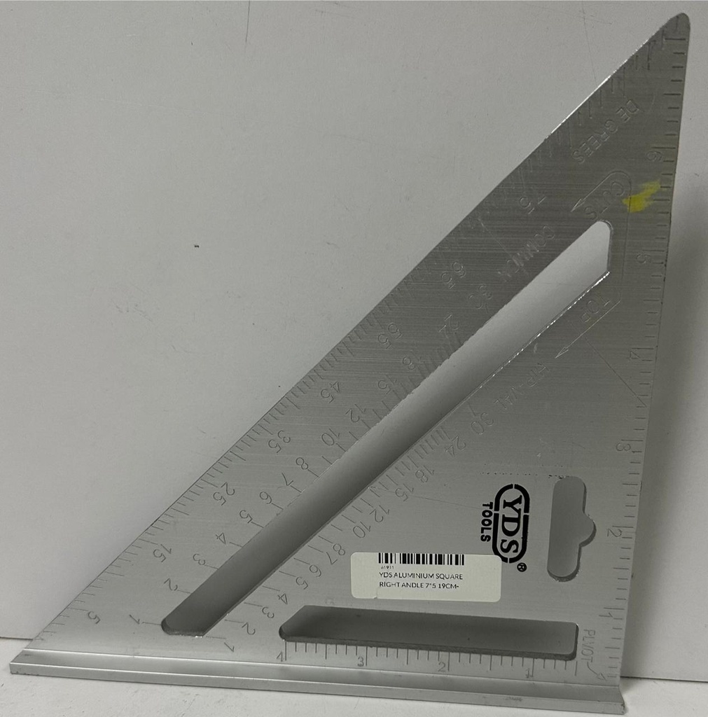 YDS ALUMINIUM SQUARE RIGHT ANDLE 12"-CHINA