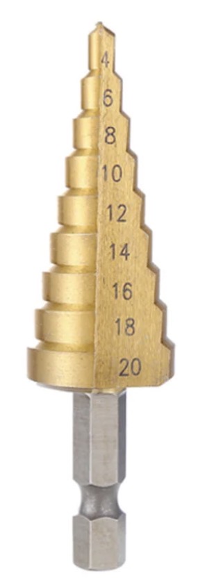 YDS STEP DRILL BIT (4-20MM) -CHINA