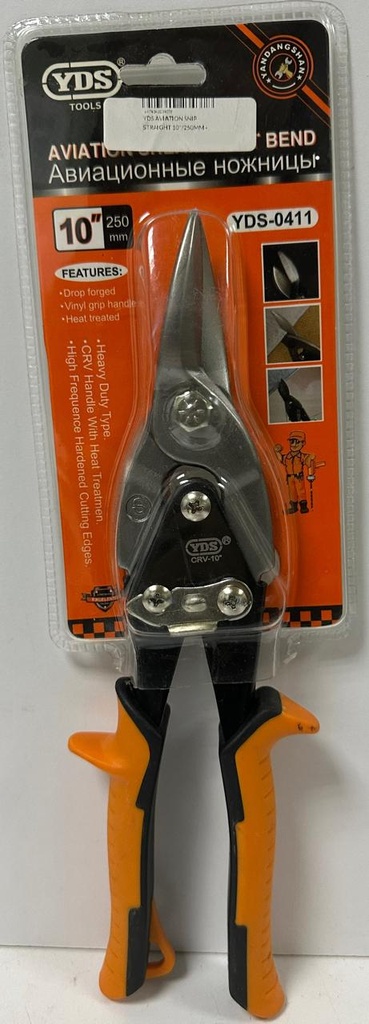 YDS AVIATION SNIP STRAIGHT 10"/250MM -CHINA/YDS-0411