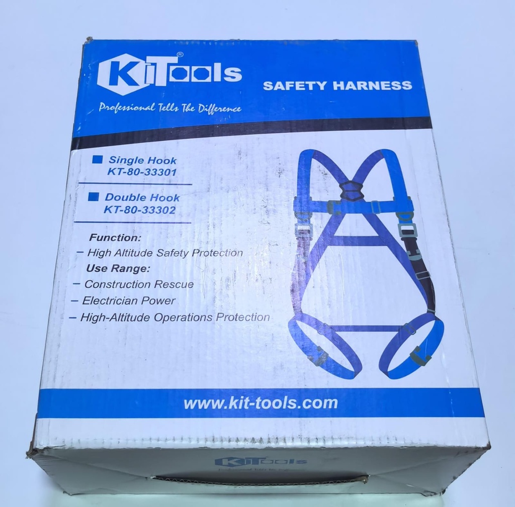 KITOOLS FULL BODY SAFETY HARNESS 2 HOOK - KT80-33302