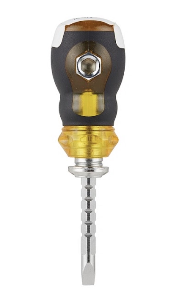 SCREW DRIVER SMALL YELLOW (-) (+)150MM-CHINA