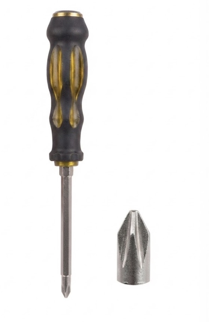 SCREW DRIVER BIG YELLOW/BLACK (-) (+)150MM-CHINA