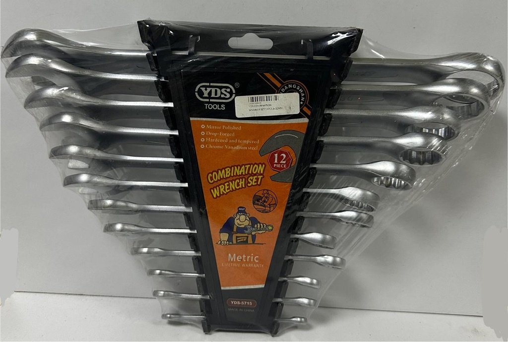 YDS COMBINATION SPANNER SET 14PCS 6-32MM -CHINA/5715