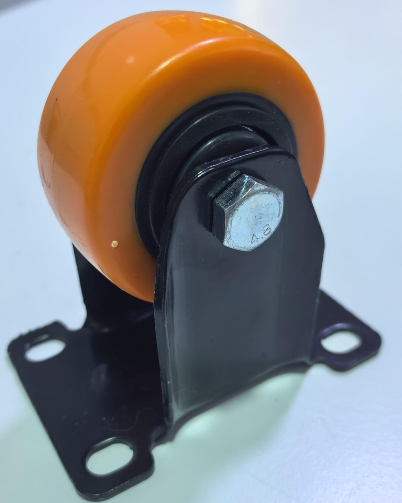 WHEEL ORANGE RUBBER FIX 2.5" 50X32 -CHINA