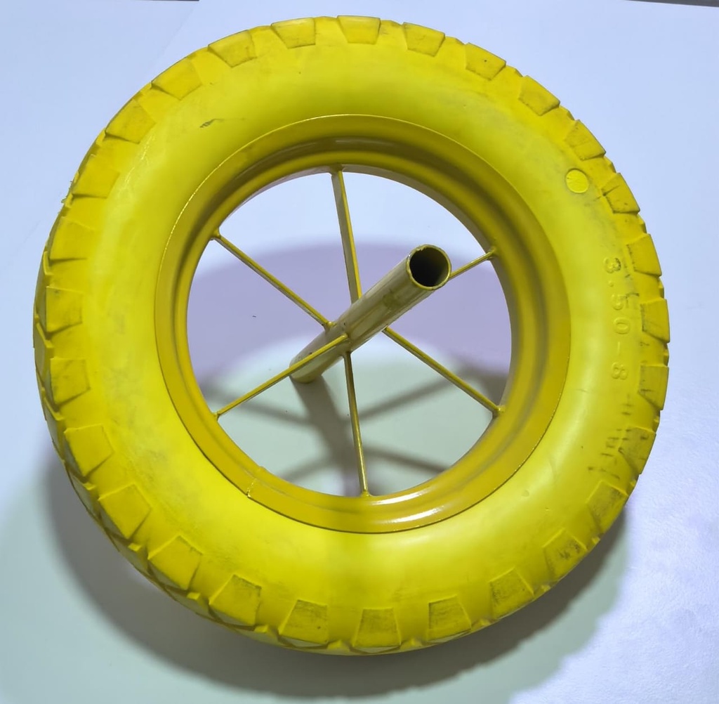 ARBANA WHEEL YELLOW AIR WITH STEEL -CHINA/4.00-8