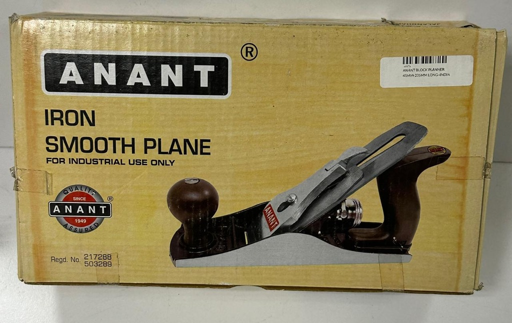 ANANT BLOCK PLANNER 45MM-235MM LONG -INDIA
