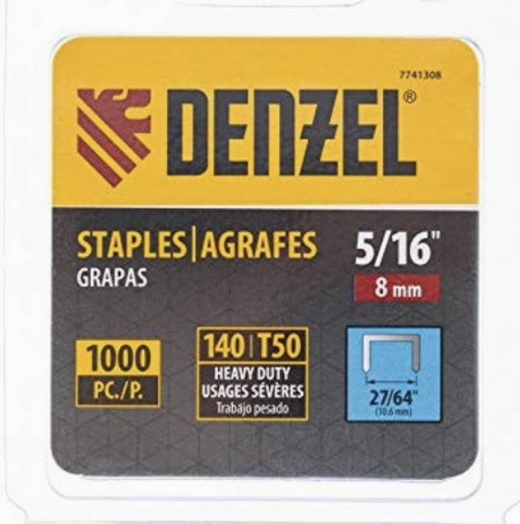 DENZEL STAPLES 8MM (5/16") HEAVY DUTY - TAIWAN