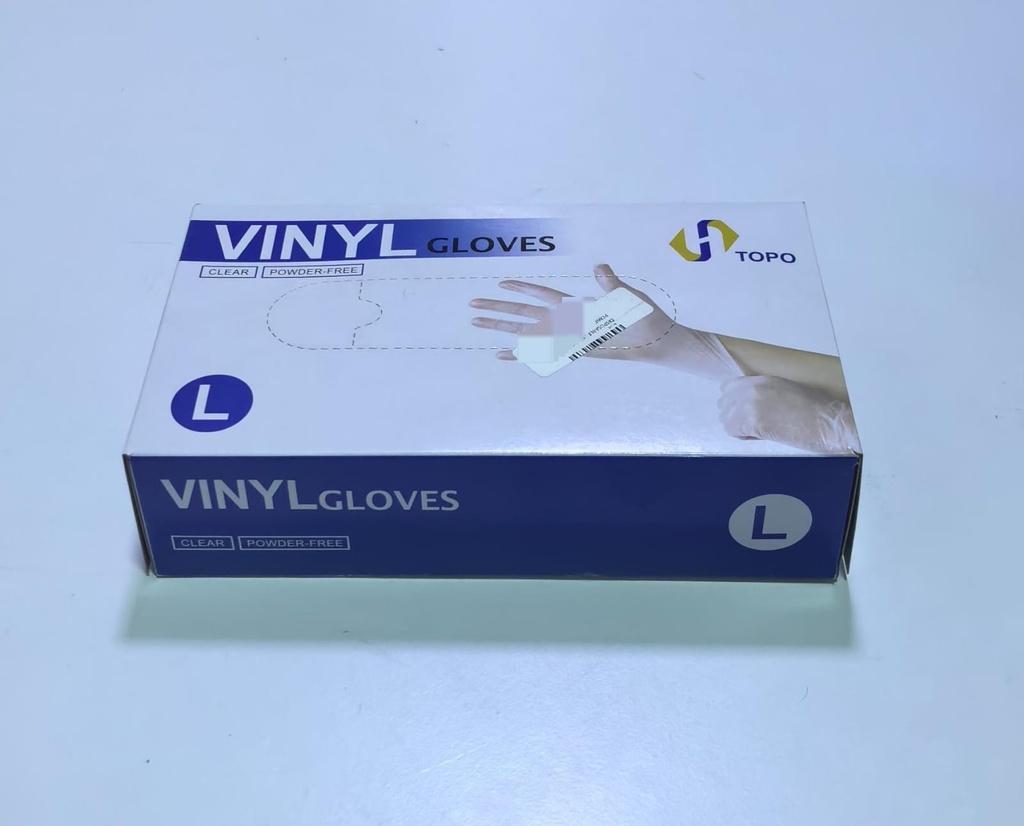 DISPOSABLE VINYL GLOVES POWDER FREE CLEAR-CHINA