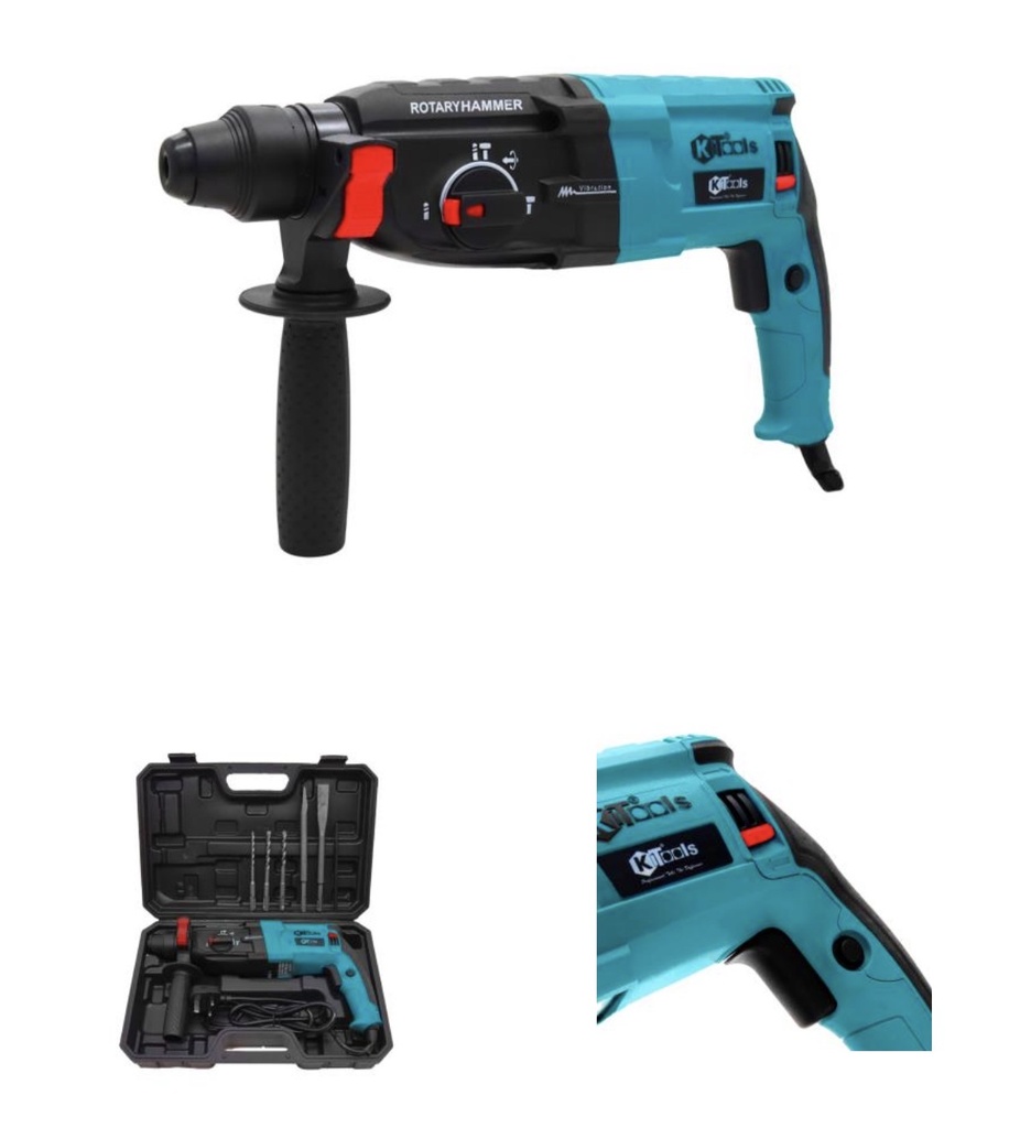 KITOOLS ROTARY HAMMER DRILL 26MM 800W 220-CHINA/KT-800