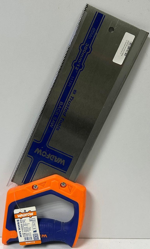 WADFOW HACKSAW FRAME 12" 300MM ORANGE/BLUE HANDLE