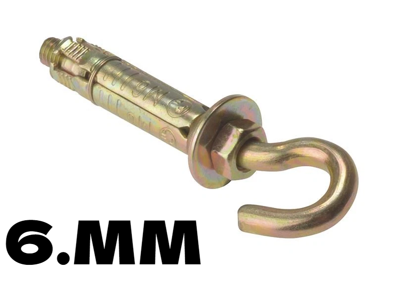 EXPANSION BOLT OPEN HOOK TYPE 6MM-CHINA