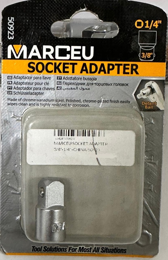MARCEU SOCKET ADAPTER 3/8"-1/4"  -CHINA/50923