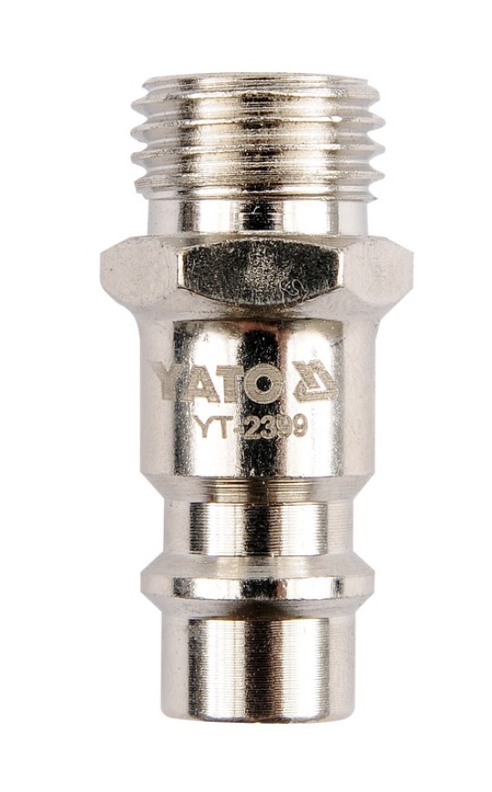 YATO QUICK COUPLER 1/4" 6.3MM MALE-CHINA/YT-2399