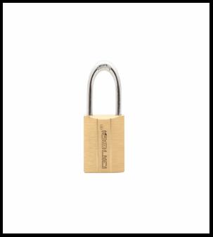 DINGQI  BRASS PAD LOCK 40MM-CHINA/151140