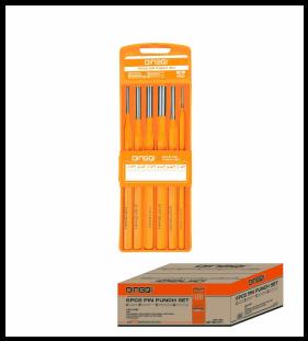 DINGQI 6PCS PUNCH&CHISEL SET 3-8MM (1/8"-5/16")-CHINA/CG01012