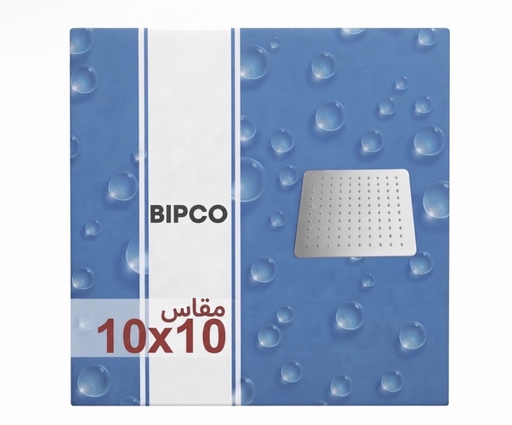 BIPCO SHOWER HEAD SINGLE 10X10CM-CHINA/BBSH-06