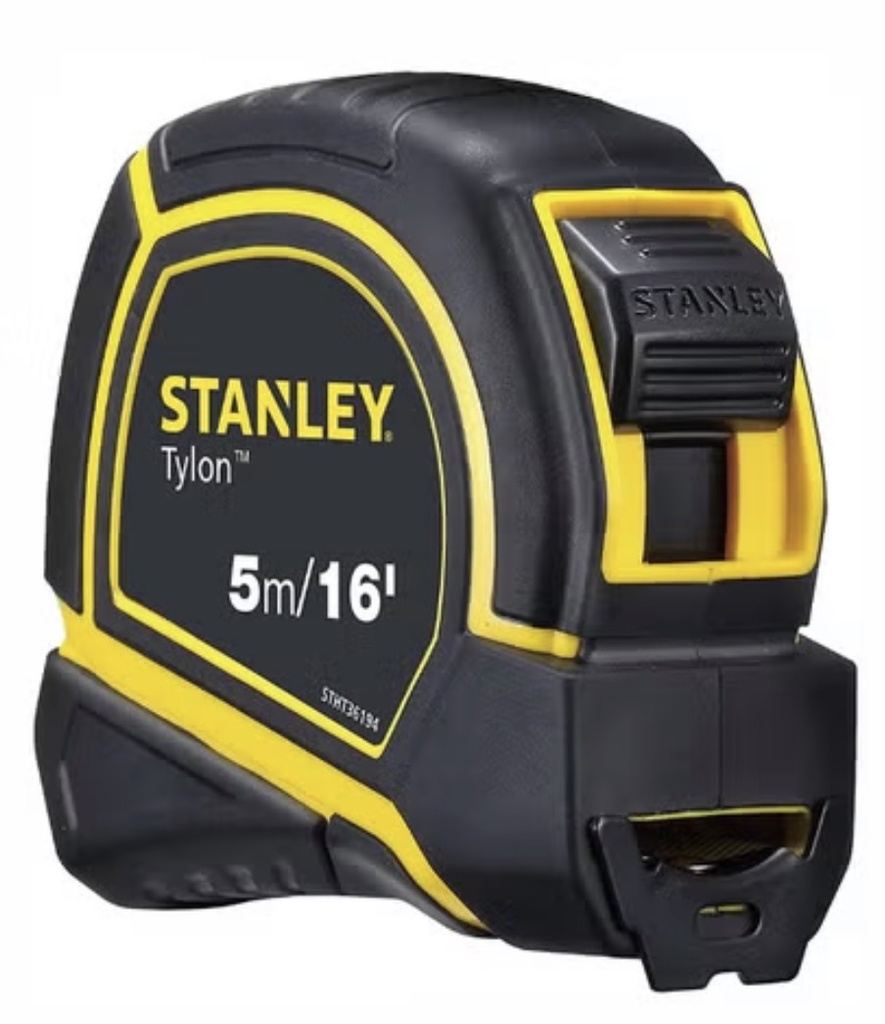 STANLEY MEASURING TAPE TYLON 5M/16X19MM' - STHT37191
