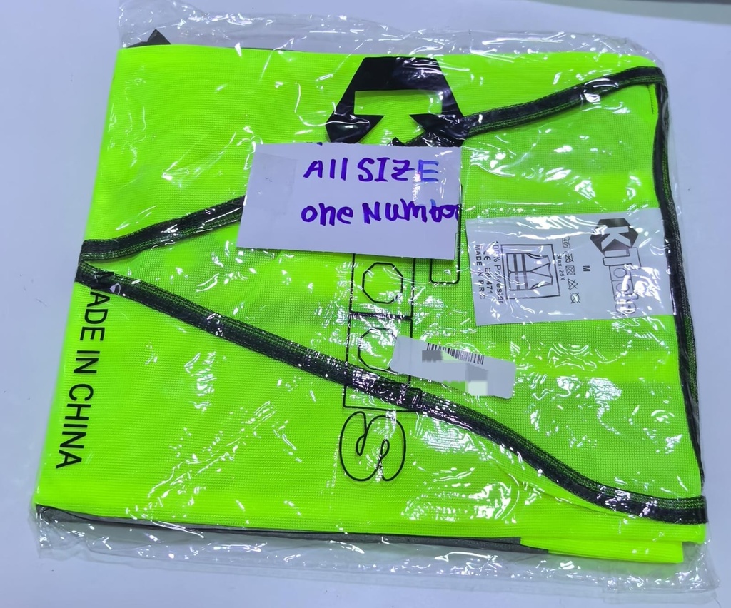 VAULTEX SAFETY JACKET POLYSTER GREEN ALL SIZE-CHINA/EN-20471