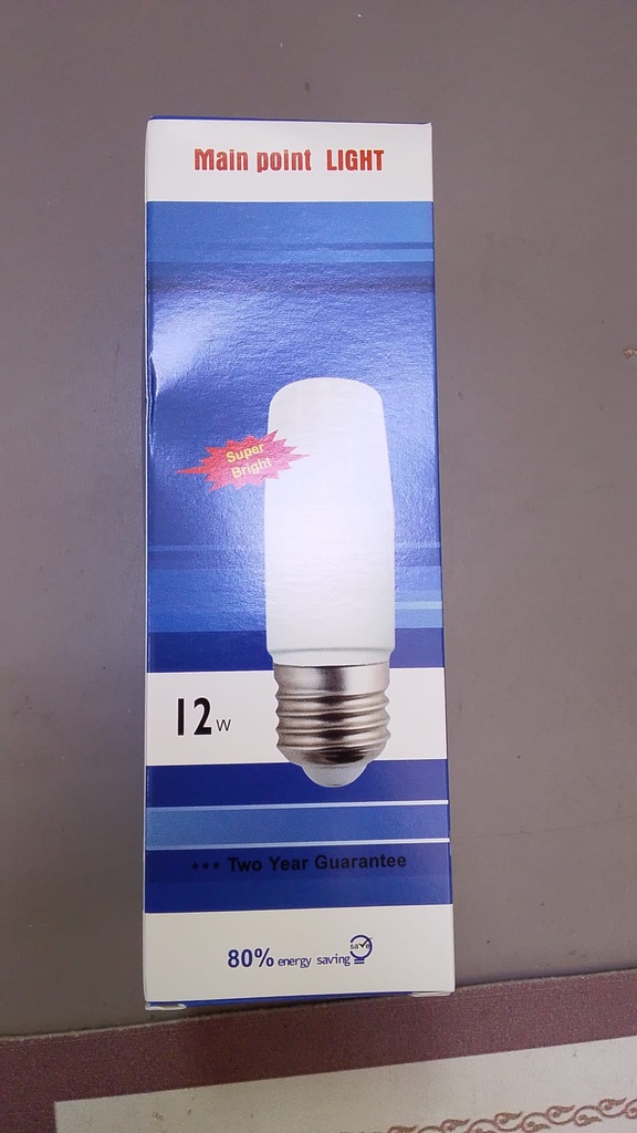 MAIN POINT LIGHT LED BULB 12W 100-240V 6500K-CHINA/A-D12