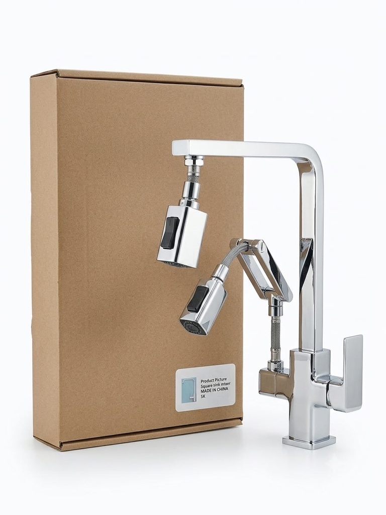 SQUARE SINK MIXER L TYPE-CHINA