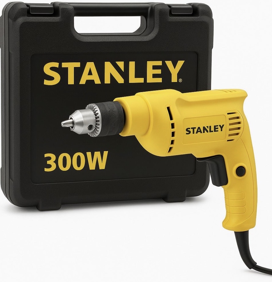 STANLEY TOOLS ROTARY DRILL 300W 6.5MM 220V-CHINA/STNSDR3006-B5