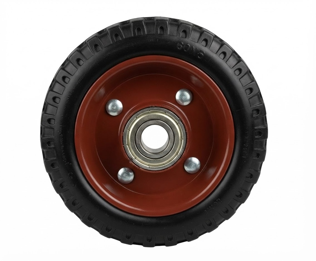 BMB WHEEL BALADIYAH 6" 160X50 W-OUT BASE RED/BLACK -CHINA/1043-001