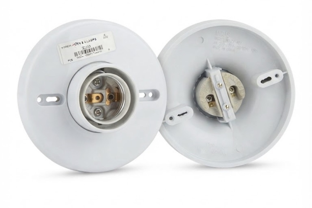 MIDAS LAMP HOLDER WALL MOUNT 4A 220V-CHINA/ZV407