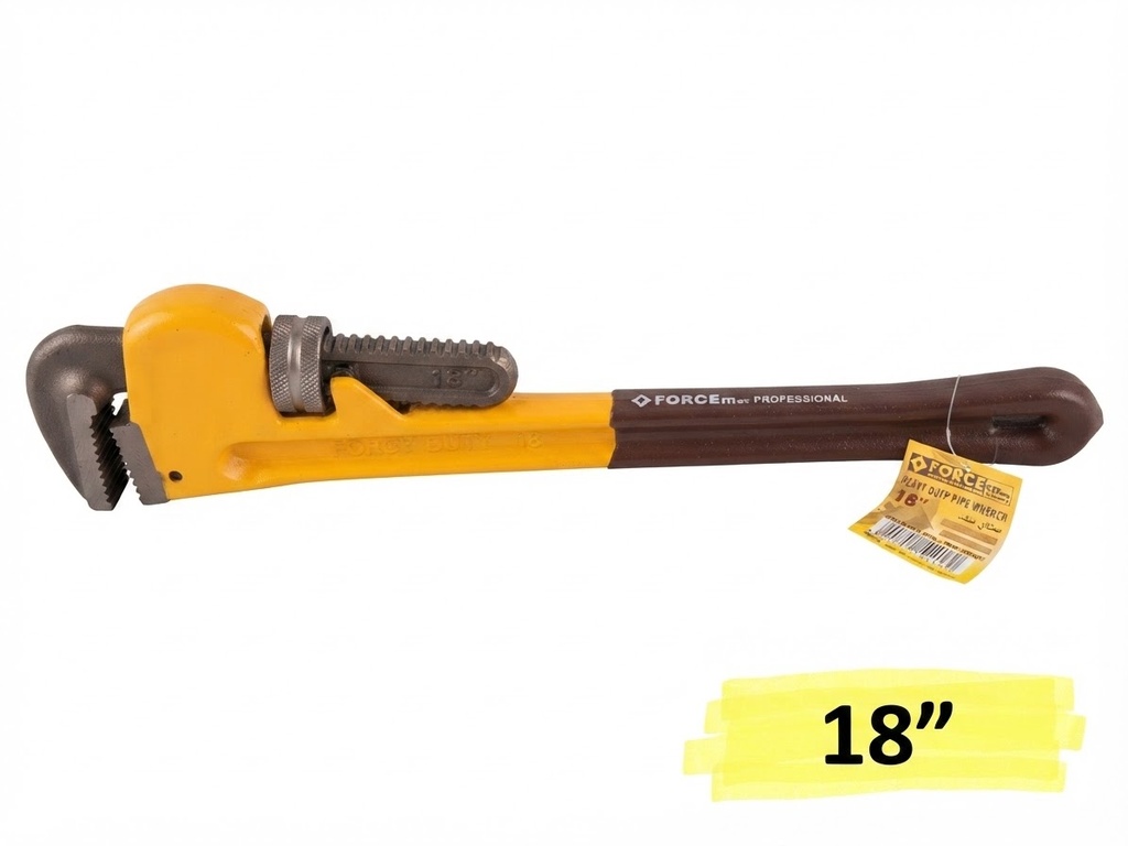 FORCE PIPE WRENCH HEAVY DUTY 18" -  مفتاة جلمبو LMGP096/18