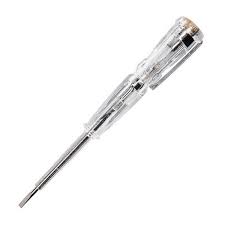 DINGQI VOLTAGE TESTER CLEAR BIG 3.5X193MM 100-250V-CHINA/68116