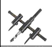 STAR-M ADJUSTABLE CIRCLE CUTTER 200MM-CHINA