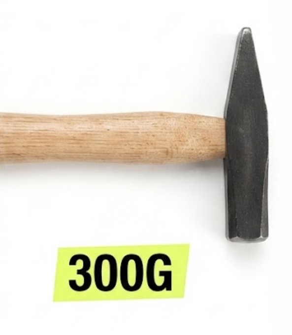 ROTO MACHINSTS HAMMER WOOD HANDLE 300G -GERMANY