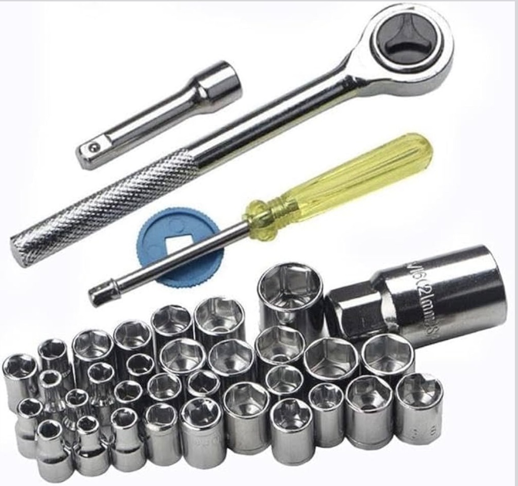 KANA 40PCS COMBINATION SOCKET WRENCH SER 1/4"& 3/8"-CHINA/KA-65515