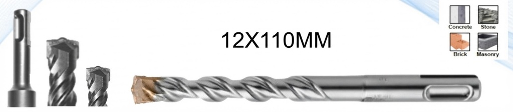 TOXMAN HILTI DRILL BIT 12X110MM  -CHINA/T1-1532