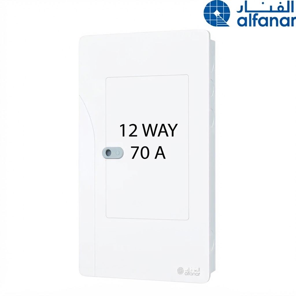 TABLON ALFANAR/MCB  12WAY 70A - 3PH - KSA