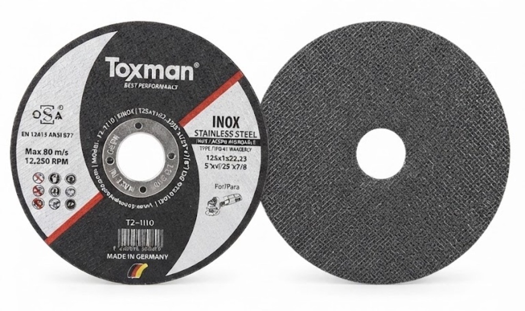TOXMAN CUTTING DISC STEEL 5" 125X1X22.23MM - GERMANY
