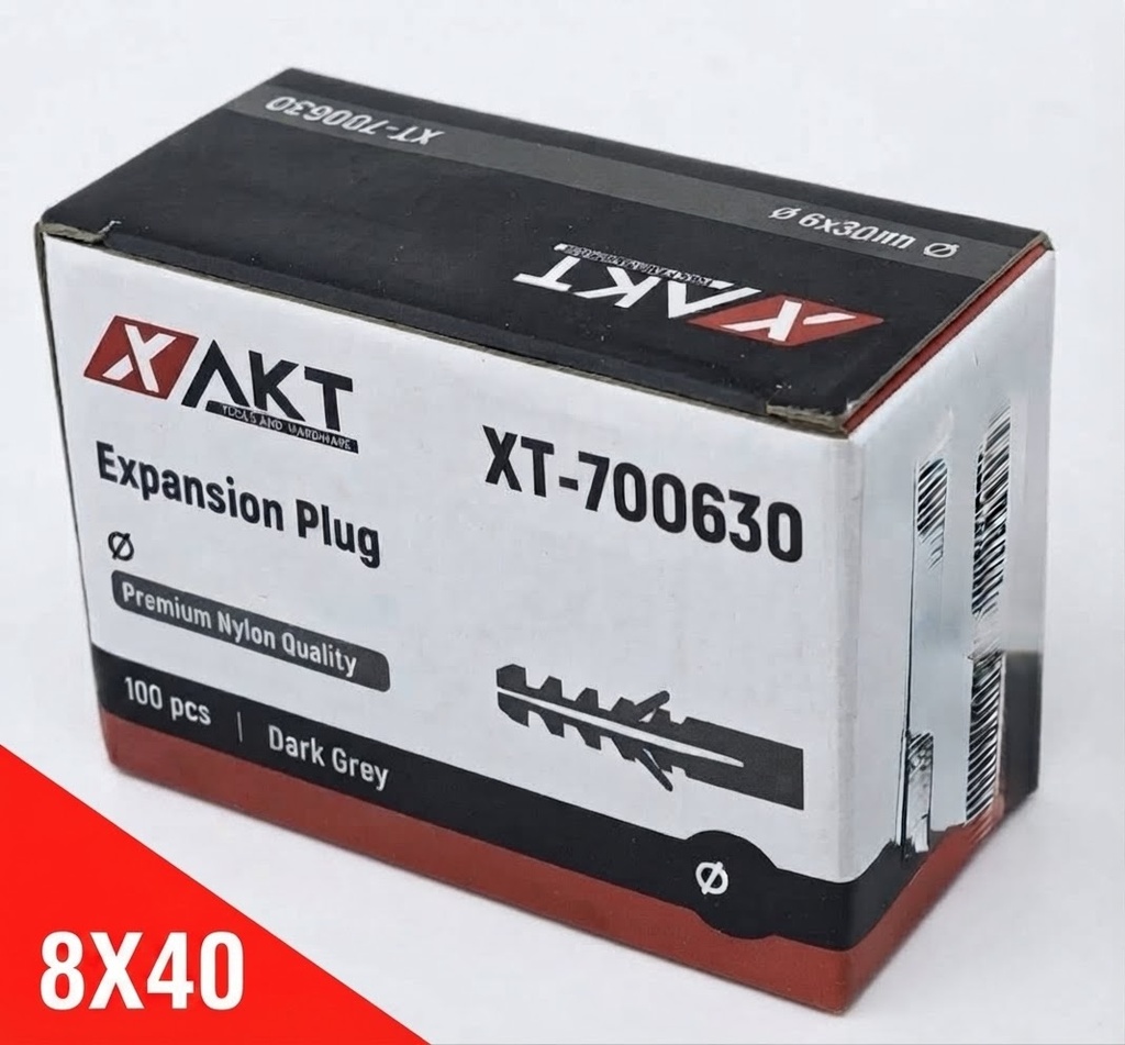 XAKT EXPANSION PLUG 8X40 W-OUT HEAD-CHINA
