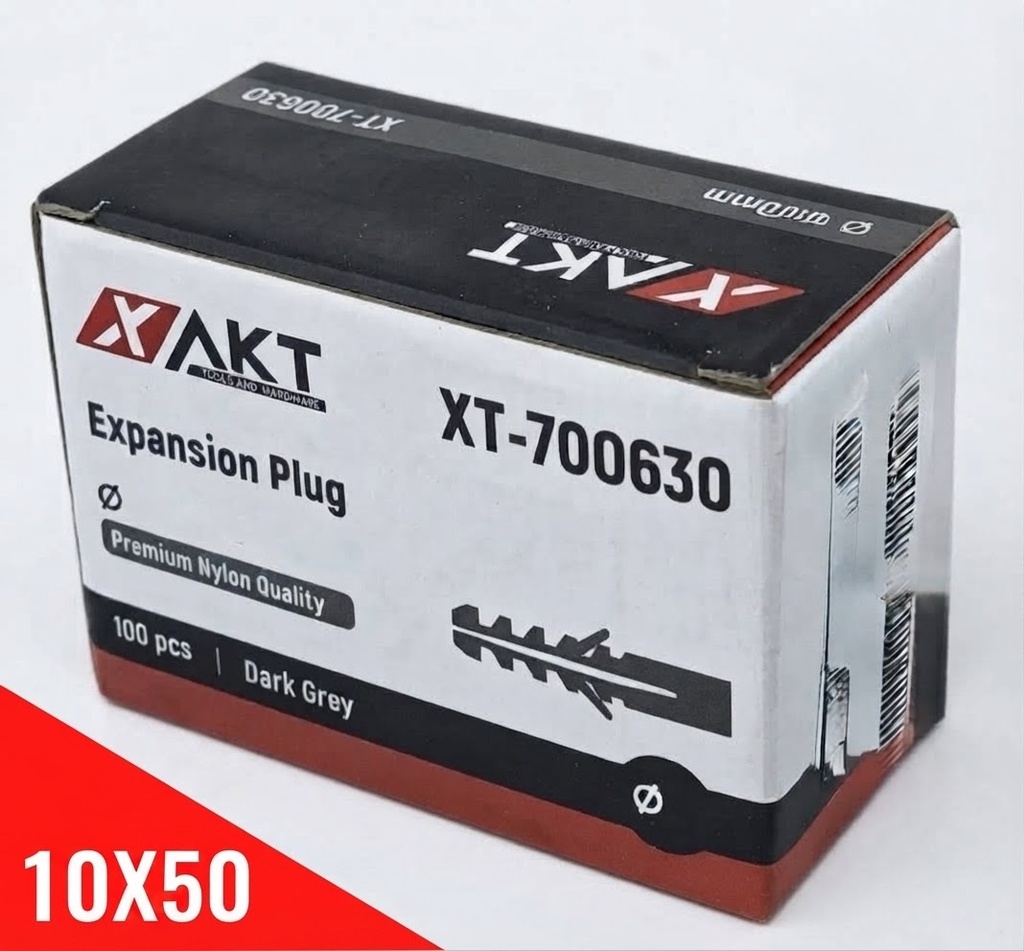 XAKT EXPANSION PLUG 10X50 W-OUT HEAD-CHINA