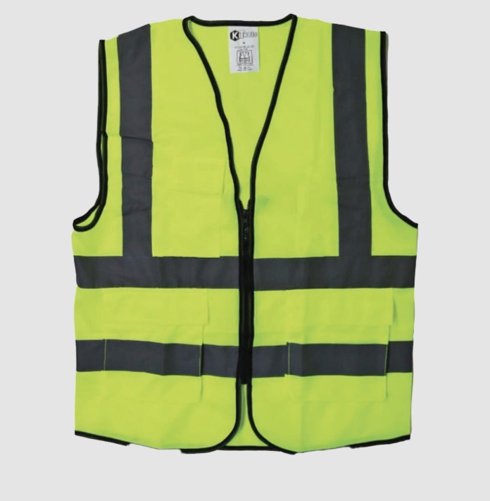 KITOOLS SAFETY JACKET REFELECTIVE WITH ZIPPER XXL/EN471