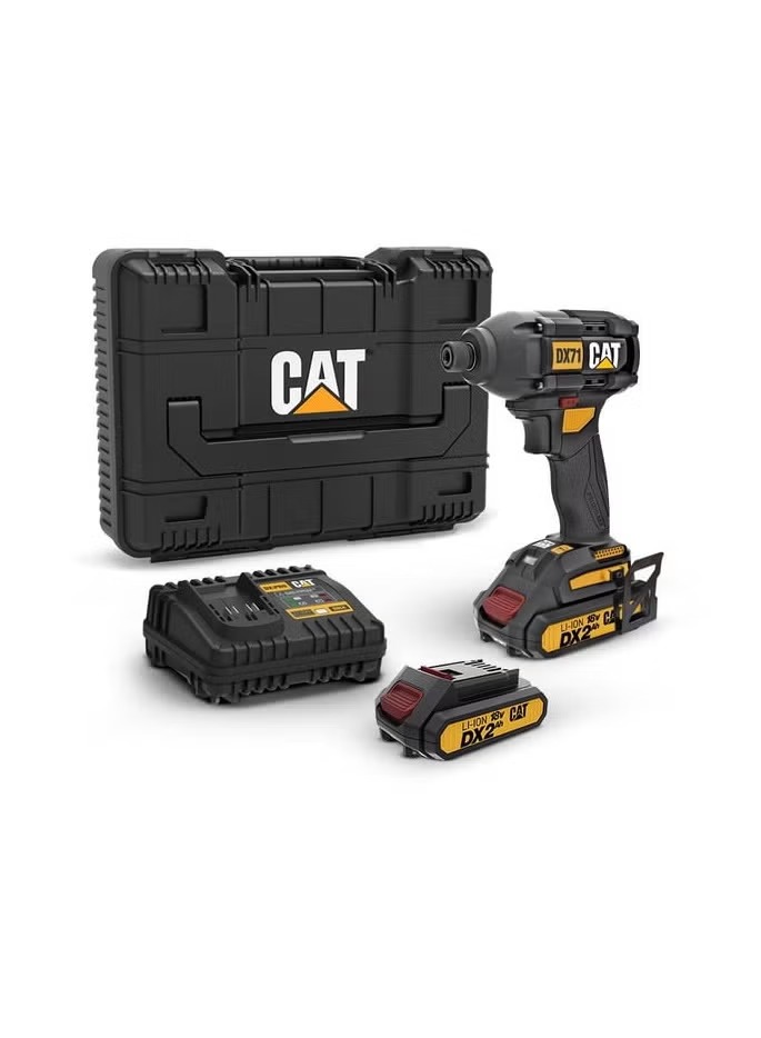 CORDLESS SCREW DRILL 18V DX71 CAT