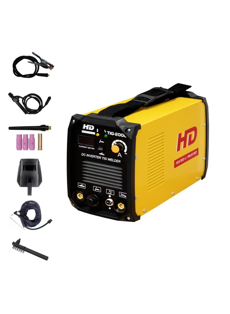 DIGITAL TIG WELDING MACHINE 200A TIG-200CP HD